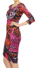 McQ ALEXANDER MCQUEEN - Sleeved Kaleidoscope Dress - Designer Dress hire