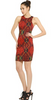 GINA BACCONI - Clarabelle Lace Dress Blue - Designer Dress hire