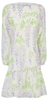 LITTLE MISTRESS - Grey Floral Cocktail Dress - Designer Dress hire 