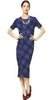 QUIZ - Navy Sequin Mermaid Gown - Designer Dress hire 