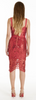 MATTEO - Isabella Red Cocktail Dress - Designer Dress hire