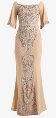 MAYA - Mercy Beaded Gown - Designer Dress Hire