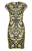 GINA BACCONI - Clarabelle Lace Dress Blue - Designer Dress hire