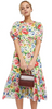 TWISTED WUNDER - Midi Tea Lemon Floral Dress - Designer Dress hire