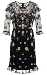 NEEDLE & THREAD - Floral Embroidered Dress - Designer Dress Hire