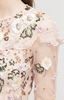 NEEDLE & THREAD - Floral Embroidered Pink Dress - Designer Dress hire