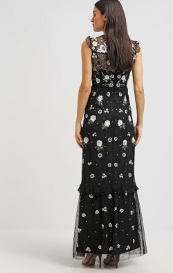 NEEDLE &amp; THREAD - Floral Embroidered Gown - Designer Dress hire 