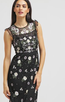 NEEDLE &amp; THREAD - Floral Embroidered Gown - Designer Dress hire 