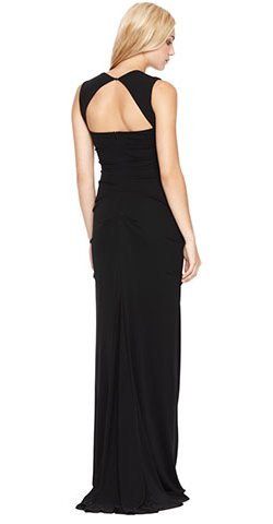 Nicole miller black gown online