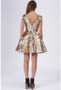 OPULENCE ENGLAND - Gold Sequin Prom Dress - Designer Dress hire