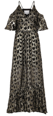 PERSEVERANCE LONDON - Ruffled Metallic Gown - Rent Designer Dresses at Girl Meets Dress
