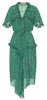 AX PARIS - Green One Shoulder Midi Dress - Designer Dress hire 