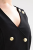 PIERRE BALMAIN - Gold Button Dress - Designer Dress hire