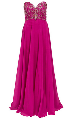 FOREVER UNIQUE - Pink Polly Gown - Designer Dress hire 