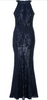 HALSTON HERITAGE - Boysenberry Dress - Designer Dress hire