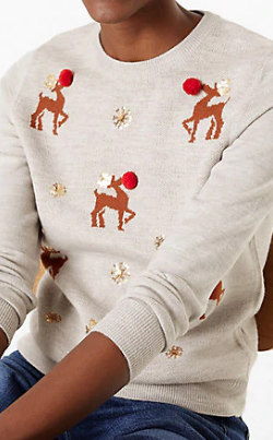 M&amp;S COLLECTION - Reindeer Christmas Jumper - Designer Dress hire 