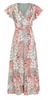 ADRIANNA PAPELL - Waterfall Skirt Floral Dress - Designer Dress hire