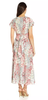 ADRIANNA PAPELL - Waterfall Skirt Floral Dress - Designer Dress hire