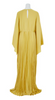 BCBGMAXAZRIA - Chartreuse Pleated Dress - Designer Dress hire