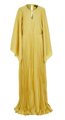 Chartreuse Pleated Dress Rent BCBG MAX AZRIA dresses Girl