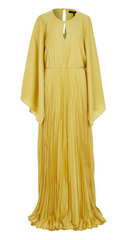 BCBGMAXAZRIA - Chartreuse Pleated Dress - Rent Designer Dresses at Girl Meets Dress