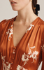 GHOST - Millie Dress Rust Bouquet - Designer Dress hire