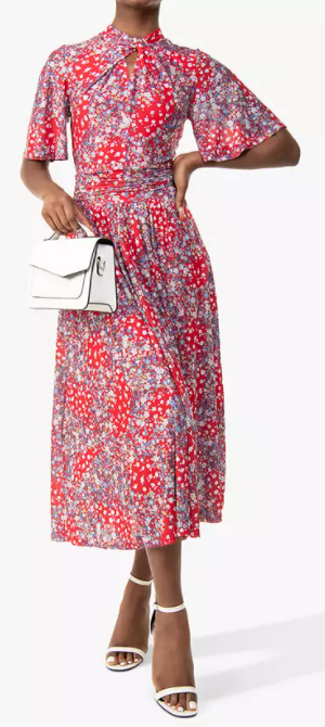 Tina Floral Midi Dress