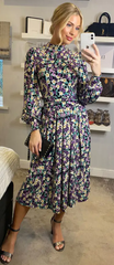 JOLIE MOI - Kathryn Floral Midi Dress - Designer Dress Hire