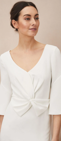 Layla Bow Midi Dress | Rent PHASE EIGHT dresses – Girl Meets