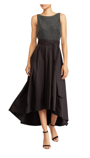 Zane Ralph Zane Chevron Evening Dress | Rent Ralph Lauren dresses – Girl Meets Dress