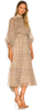 SHONA JOY - Ambar Tiered Midi Dress - Designer Dress hire
