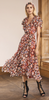 KAIMILAN - Hydrangea Print Maxi Dress - Designer Dress hire 