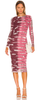 WHISTLES - Peria Tiger Print Silk Dress - Designer Dress hire 