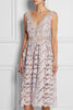 JOLIE MOI - Vanessa Red Floral Midi Dress - Designer Dress hire 
