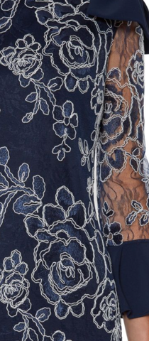 GINA BACCONI - Taryn Embroidery Maxi Dress - Designer Dress hire 
