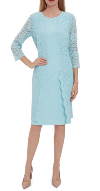 Clarabelle Lace Dress Blue
