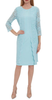 GINA BACCONI - Clarabelle Lace Dress Blue - Designer Dress hire
