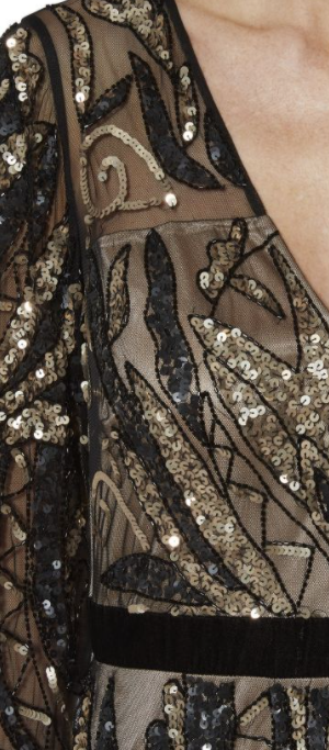 Gina bacconi beaded dress online
