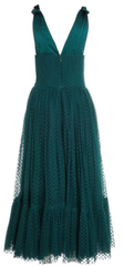 QUIZ - Green Tulle Midi Dress - Designer Dress Hire