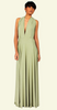 WILLOW & PEARL - Willow Multiway Sage Dress - Designer Dress hire