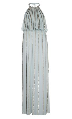 SASS &amp; BIDE - Striped Sequin Gown - Designer Dress hire 