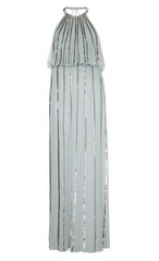 SASS & BIDE - Striped Sequin Gown - Designer Dress Hire