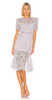 MARCHESA NOTTE - Blush Strapless Tulle Gown - Designer Dress hire 