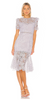 ADRIANNA PAPELL - Night Plum Floral Gown - Designer Dress hire