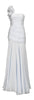 CARVEN - Striped Cut Out Dress - Designer Dress hire 