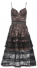 GINA BACCONI - Clarabelle Lace Dress Blue - Designer Dress hire