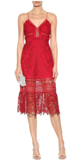 Self portrait floral blush midi dress store