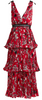 CLUB L - Crochet Babydoll Dress Red - Designer Dress hire 