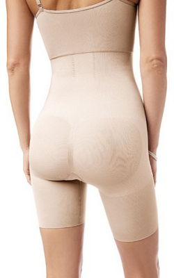 SPANX Slim Cognito Mid-thigh Shaper Nude 068 - Free Shipping at Largo Drive