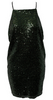 QUIZ - Green Bardot Lace Fishtail Gown - Designer Dress hire 